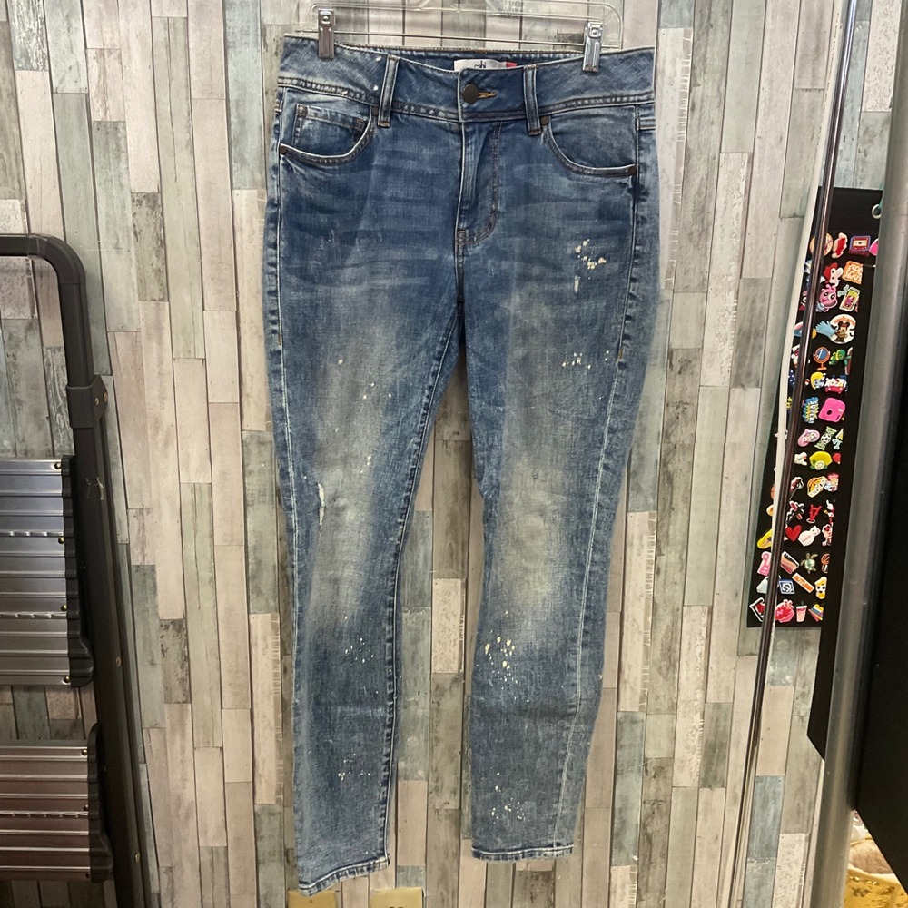 Cabi #5492 Cinch Skinny Blue Jeans Sz 8
